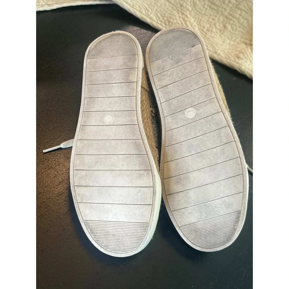 Crown Vintage Snakeskin Sneakers‎ Espadrille Platform Casual Shoes Women's